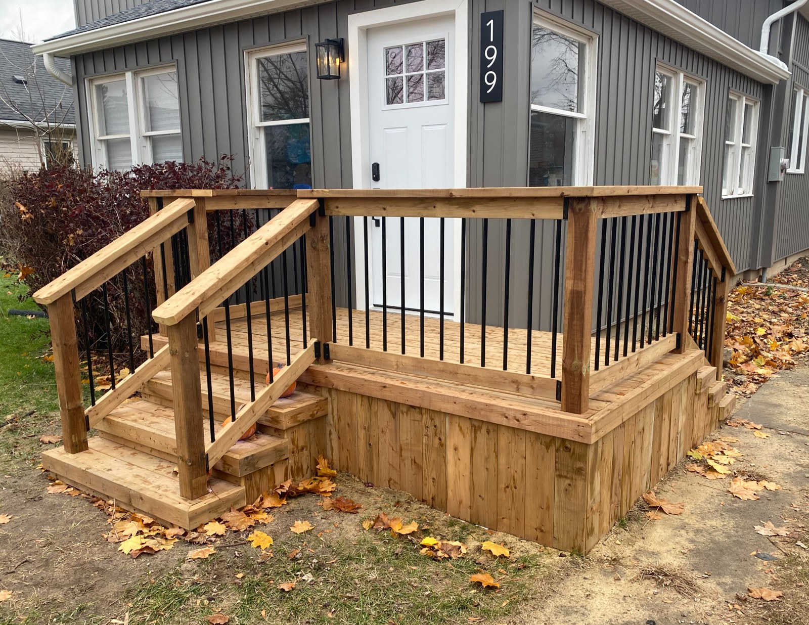 Wood & steel installed in Ontario — reference photograph